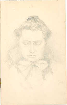 Радлов Николай Эрнестович.  Альбом с рисунками (26 листов с 30 набросками)